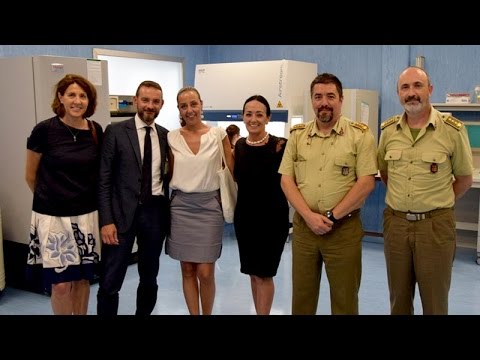 Sara Funaro visita il laboratorio FIRMOLAB 