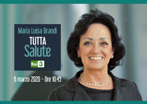 06/03/2020 Maria Luisa Brandi ospite a Tutta Salute su Rai 3